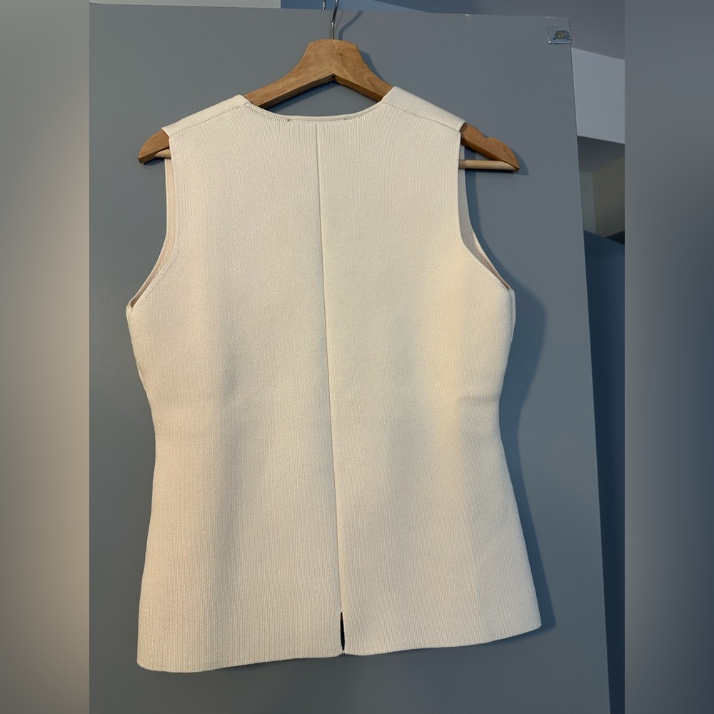 Zara Cream Knit Top - Picture 7 of 8